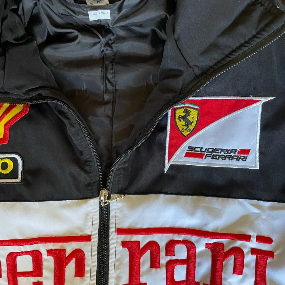 Formula 1 Ferrari Racing Jacket Men’s F1 Embroidered Retro Y2k Unisex